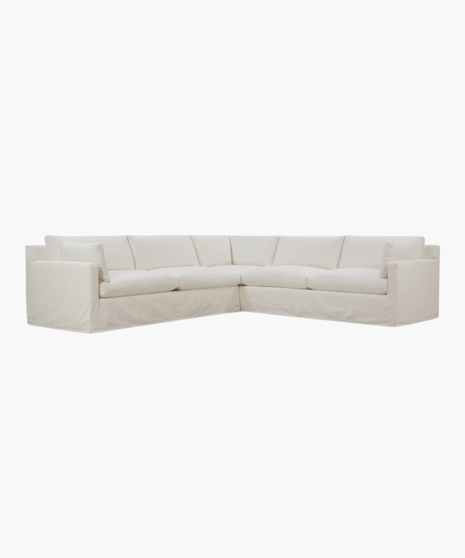 June Slipcovered Sectional