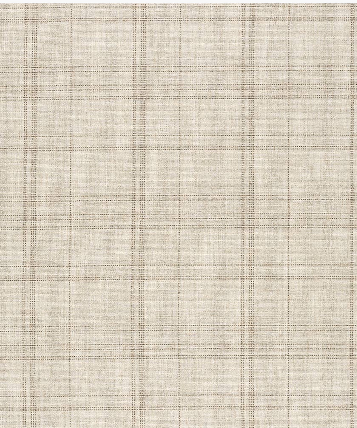 Tan plaid fabric texture swatch.