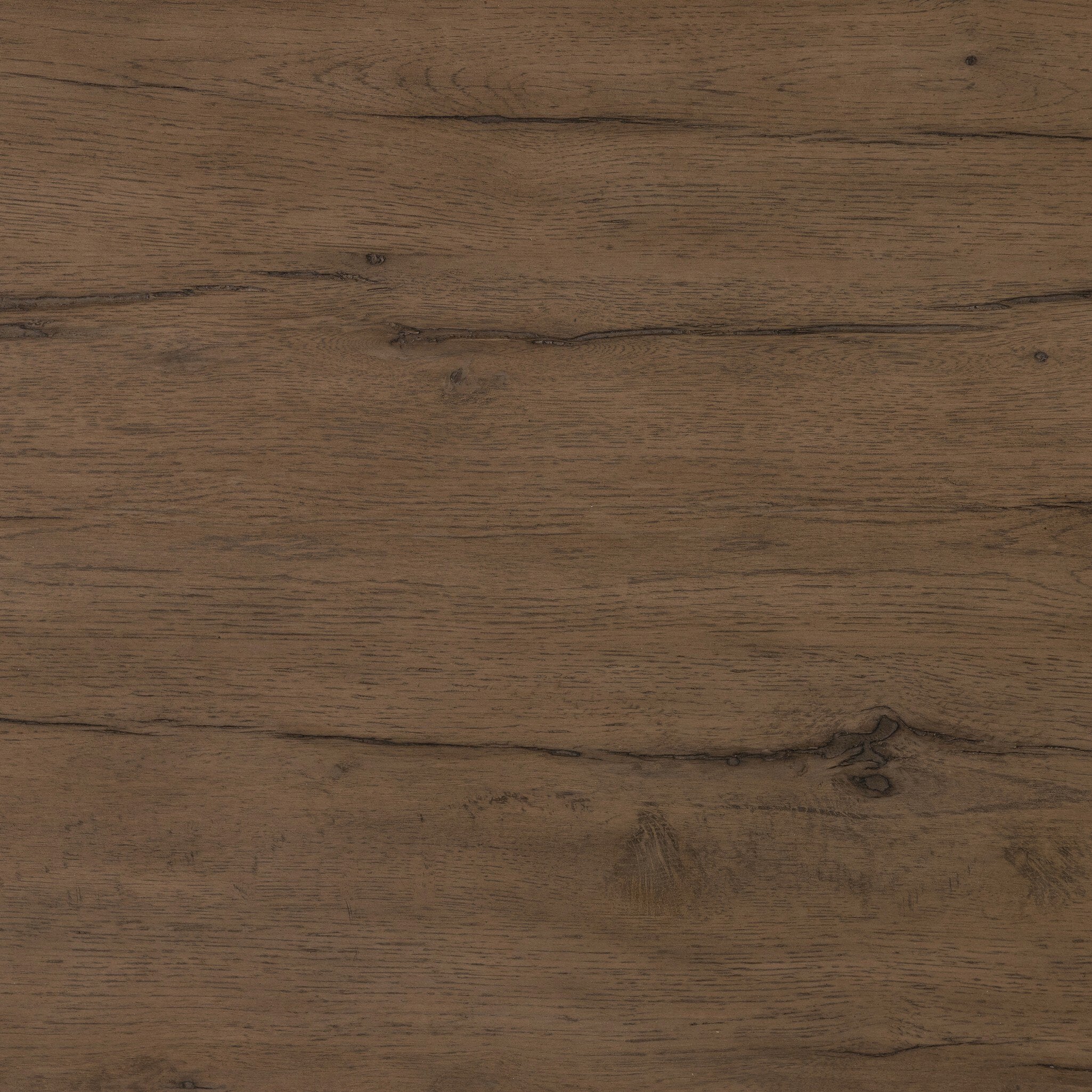 Close up of the sideboard showing its color and wood grain. 