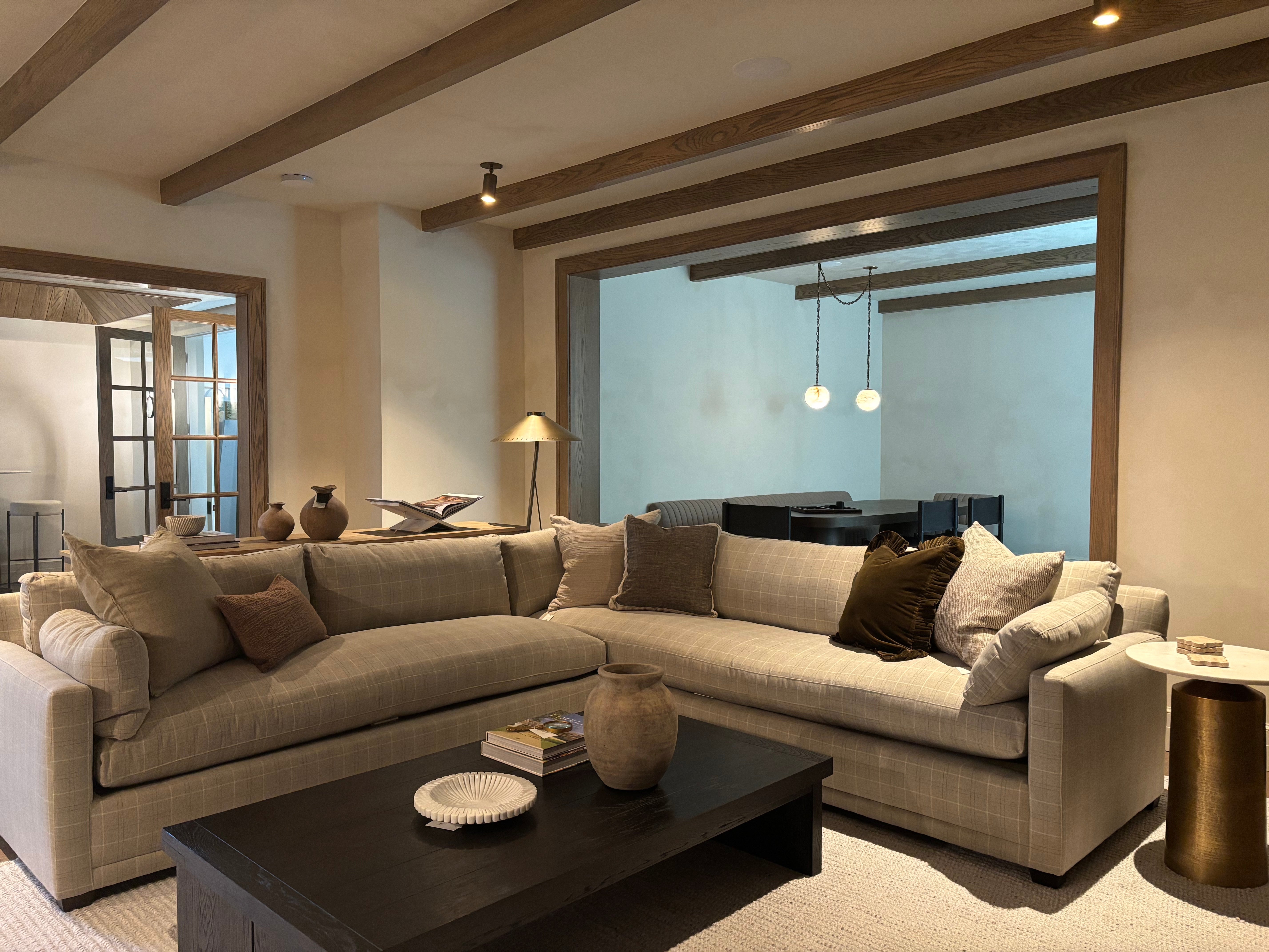 June Upholstered Sectional